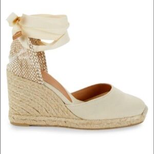 Castaner Carina tie canvas wedges